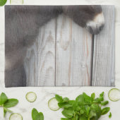 Schattigee Chocolade Baby Ezelveulen Theedoek (Gevouwen)