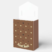 Schattigee Chocolade beer Baby shower gunstbox Bedankdoosjes (Geopend)