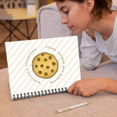 Schattigee Chocolade Chip Cookies Aangepast Notitieboek