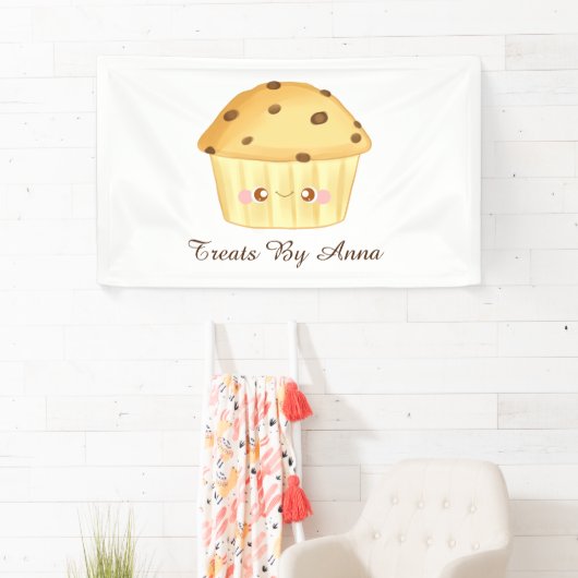 Schattigee Chocolade Chip Muffin Spandoek (Insitu)