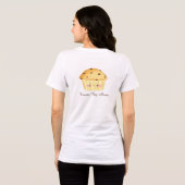 Schattigee Chocolade Chip Muffin Tri-Blend Shirt (Achterkant volledig)