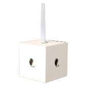 Schattigee Chocolade Labrador Hond – Bailey | Kado Decoratie (Achter hoekig)