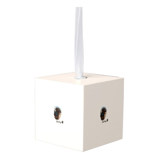 Schattigee Chocolade Labrador Hond – Bailey | Kado Decoratie (Achter hoekig)