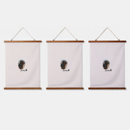 Schattigee Chocolade Labrador Hond – Bailey | Kado Hangend Wandkleed