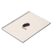 Schattigee Chocolade Labrador Hond – Bailey | Kado Notitieboek (Linkerzijde)