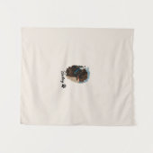 Schattigee Chocolade Labrador Hond – Bailey | Kado Wandkleed (Voorkant (horizontaal))