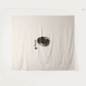 Schattigee Chocolade Labrador Hond – Bailey | Kado Wandkleed (Voorkant (horizontaal))