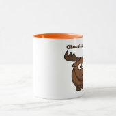 Schattigee Chocolade Moose Grappig Joke Cartoon Pu Mok (Midden)