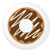 Schattigee chocoladedonut ontwerp keramische trekk knop (Voorkant)
