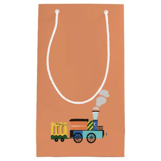 Schattigee Choo-Choo Train Kids Verjaardagsfeestge Klein Cadeauzakje (Voorkant)