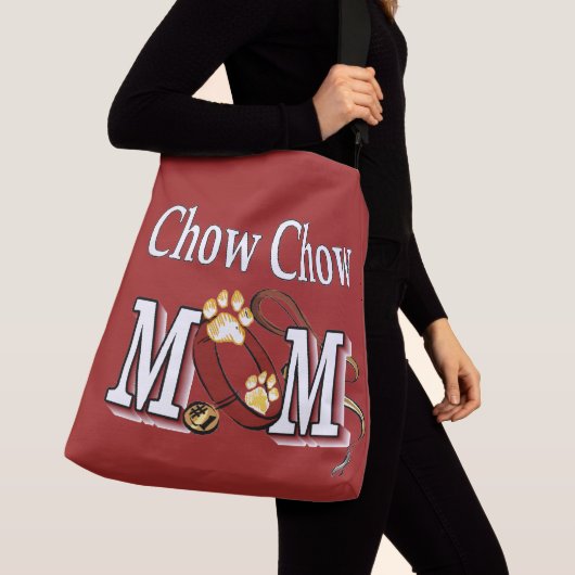 Schattigee Chow Chow Dog Mom Crossbody Tas (Dichtbij)