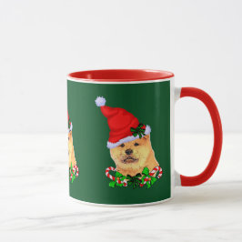 Schattigee Chow Chow kerstcadeaus Mok