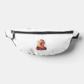 Schattigee Chow Chow Santa Hat Grappige Kerst Xmas Heuptasje (Liggend)