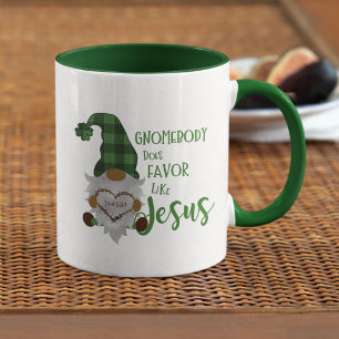 Schattigee Christelijke Gnome St. Patrick's Day Gr Mok