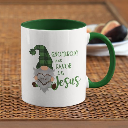 Schattigee Christelijke Gnome St. Patrick's Day Gr Mok