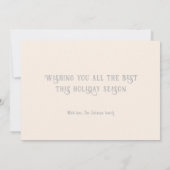 Schattigee Christmas Angel Vakantie Kaart (Achterkant)