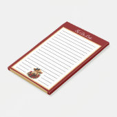 Schattigee Christmas Baby Highland Kalf to Do Lijs Post-it® Notes (Schuin)