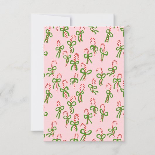 Schattigee Christmas Candy Canes Xmas Holiday Flat (Voorkant)