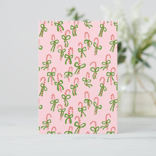 Schattigee Christmas Candy Canes Xmas Holiday Flat (Staand voorkant)