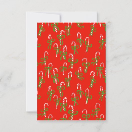 Schattigee Christmas Candy Canes Xmas Holiday Flat (Voorkant)