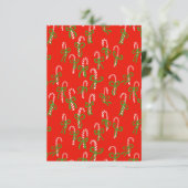 Schattigee Christmas Candy Canes Xmas Holiday Flat (Staand voorkant)