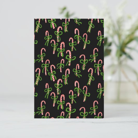 Schattigee Christmas Candy Canes Xmas Holiday Flat (Staand voorkant)