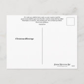 Schattigee Christmas Carol Muizen Christelijke Cus Feestdagenkaart (Achterkant)