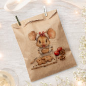 Schattigee Christmas Chef Mouse Bedankzakje (Geknipt)