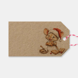 Schattigee Christmas Chef Mouse Cadeaulabel