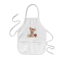 Schattigee Christmas Chef Mouse Kinder Schort