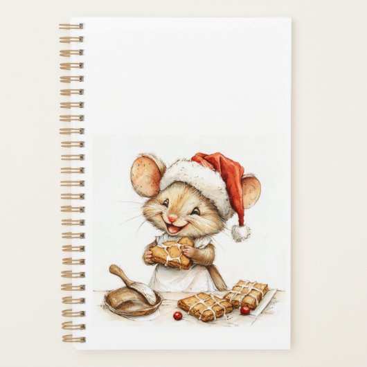 Schattigee Christmas Chef Mouse Planner (Voorkant)