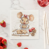 Schattigee Christmas Chef Mouse Servet (Insitu)