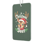 Schattigee Christmas Deer Illustration Luchtverfrisser (Links)