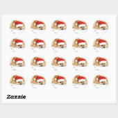 Schattigee Christmas Dog Gift Stickers (Vel)