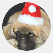Schattigee Christmas Dog Stickers (Voorkant)