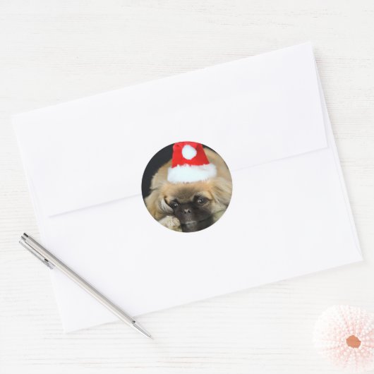 Schattigee Christmas Dog Stickers (Envelop)
