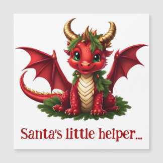 Schattigee Christmas Dragon Magnet