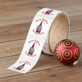Schattigee Christmas Gnome Holiday Gift Sticker