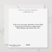 Schattigee Christmas Golden Retriever Puppies Chri Feestdagenkaart (Achterkant)