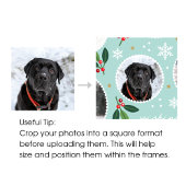 Schattigee Christmas Joy Snowflake Fotocollage Set Inpakpapier Vel