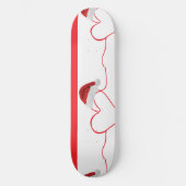 Schattigee Christmas Kitten & Heart Line Leggings Persoonlijk Skateboard (Voorkant)