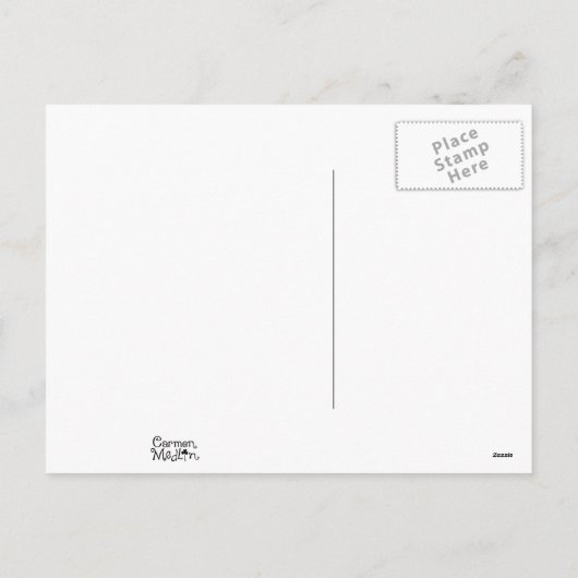 Schattigee Christmas Mouse Candy Cane Holiday Brie Feestdagenkaart (Achterkant)