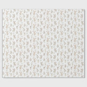 Schattigee Christmas Pattern Wrapping Paper Roll Cadeaupapier (Vlak)
