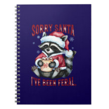 Schattigee Christmas Raccoon Funny Quote Spiral