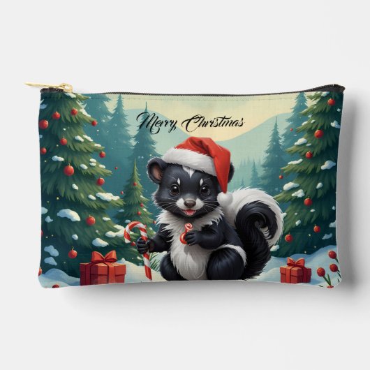Schattigee Christmas Skunk Cartoon Etui (Voorkant)
