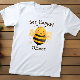 Schattigee Chubby Bumblebee "Bee Happy" Kinder Shirts