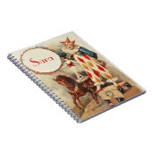 Schattigee  circus clown gepersonaliseerd notitieboek (Rechterzijde)