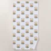 Schattigee citroen "Knijp de dag" Zomer Strandlaken (Voorkant)