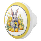 Schattigee citroen konijnenliefhebbers keuken keramische knop (Rechts)