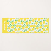 Schattigee citroenmotief Fruit Orchard Zen Yoga Na Yogamat (Voorkant (horizontaal))